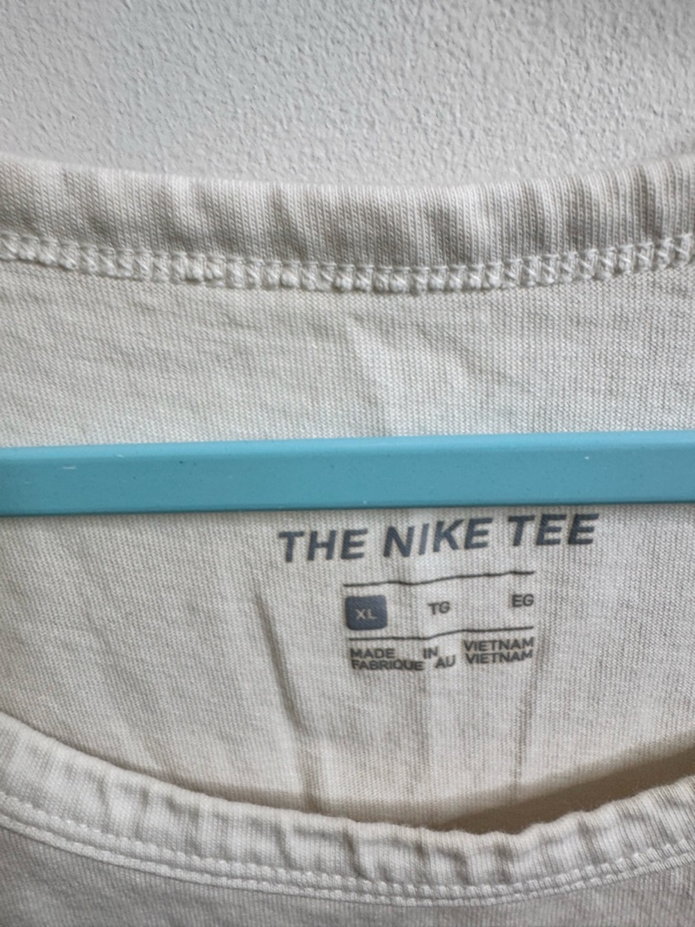 Nike White Tank Top with Black Logo - Picture 3 of 3